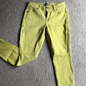 Yellow Cabi Skinny Jeans